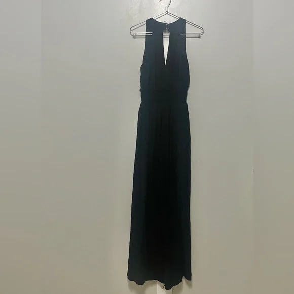 Anthropologie Black Halter Dress - Picture 1 of 8